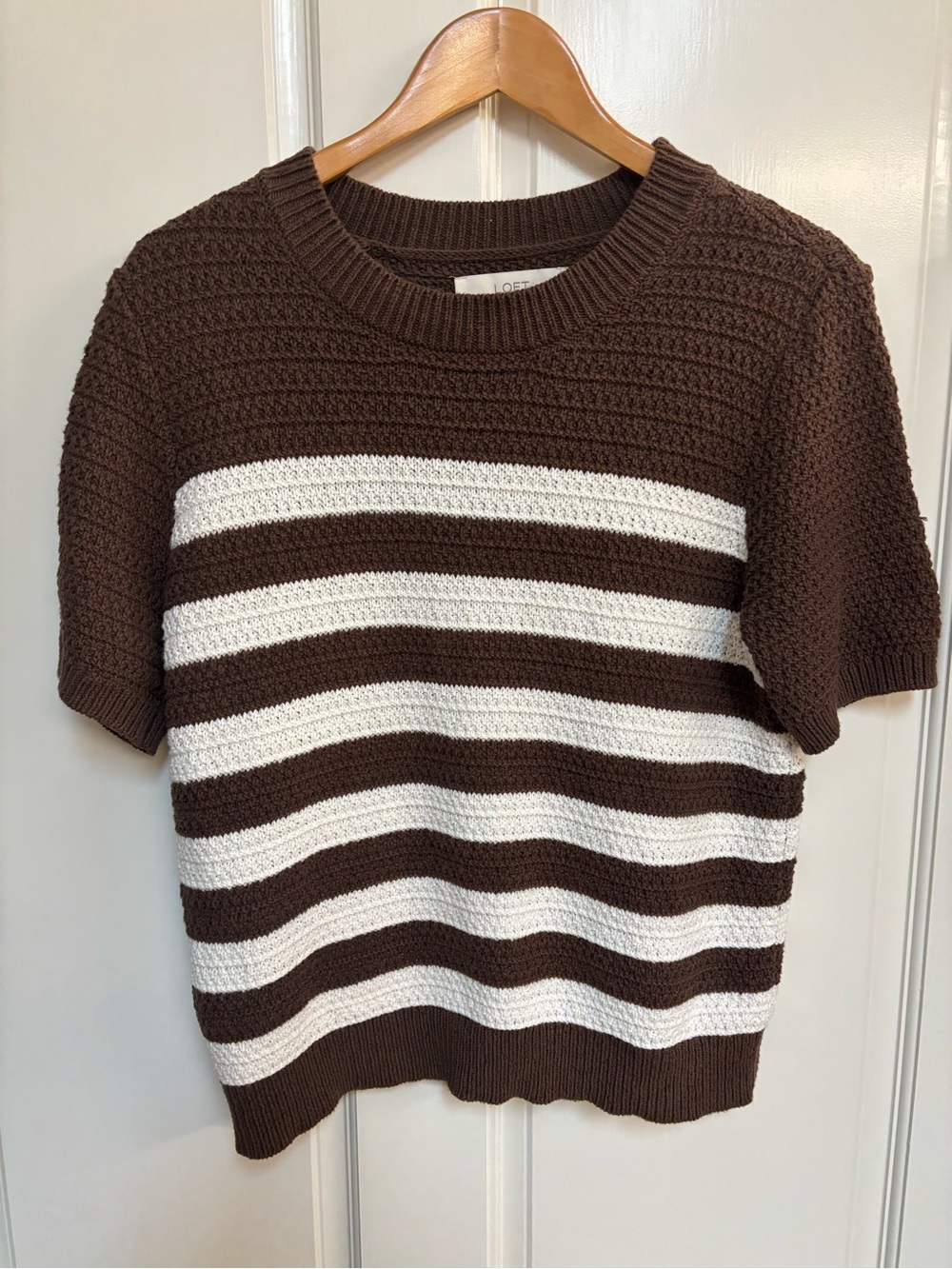 Loft Short Sleeve Summer Sweater size M
